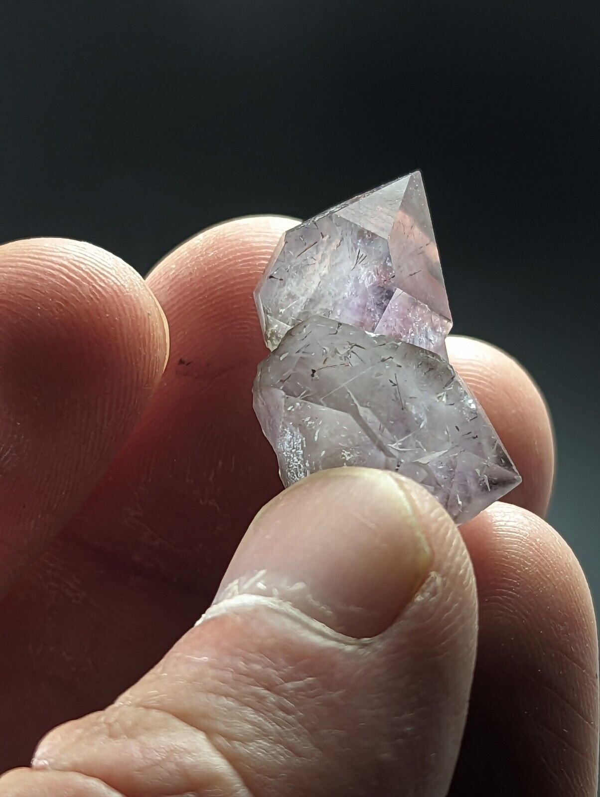 Amethyst w/ inclusions - Cabarrus County North Carolina USA Rare find - Collectibles:Rocks Fossils & Minerals:Crystals
