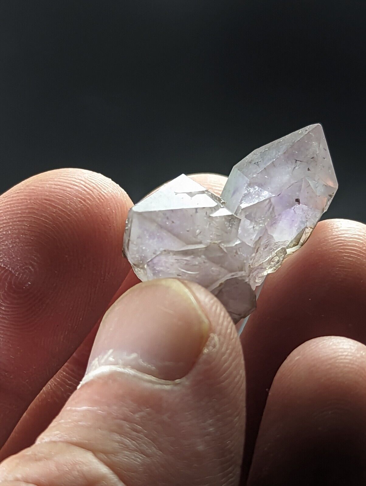 Amethyst w/ inclusions - Cabarrus County North Carolina USA Rare find - Collectibles:Rocks Fossils & Minerals:Crystals