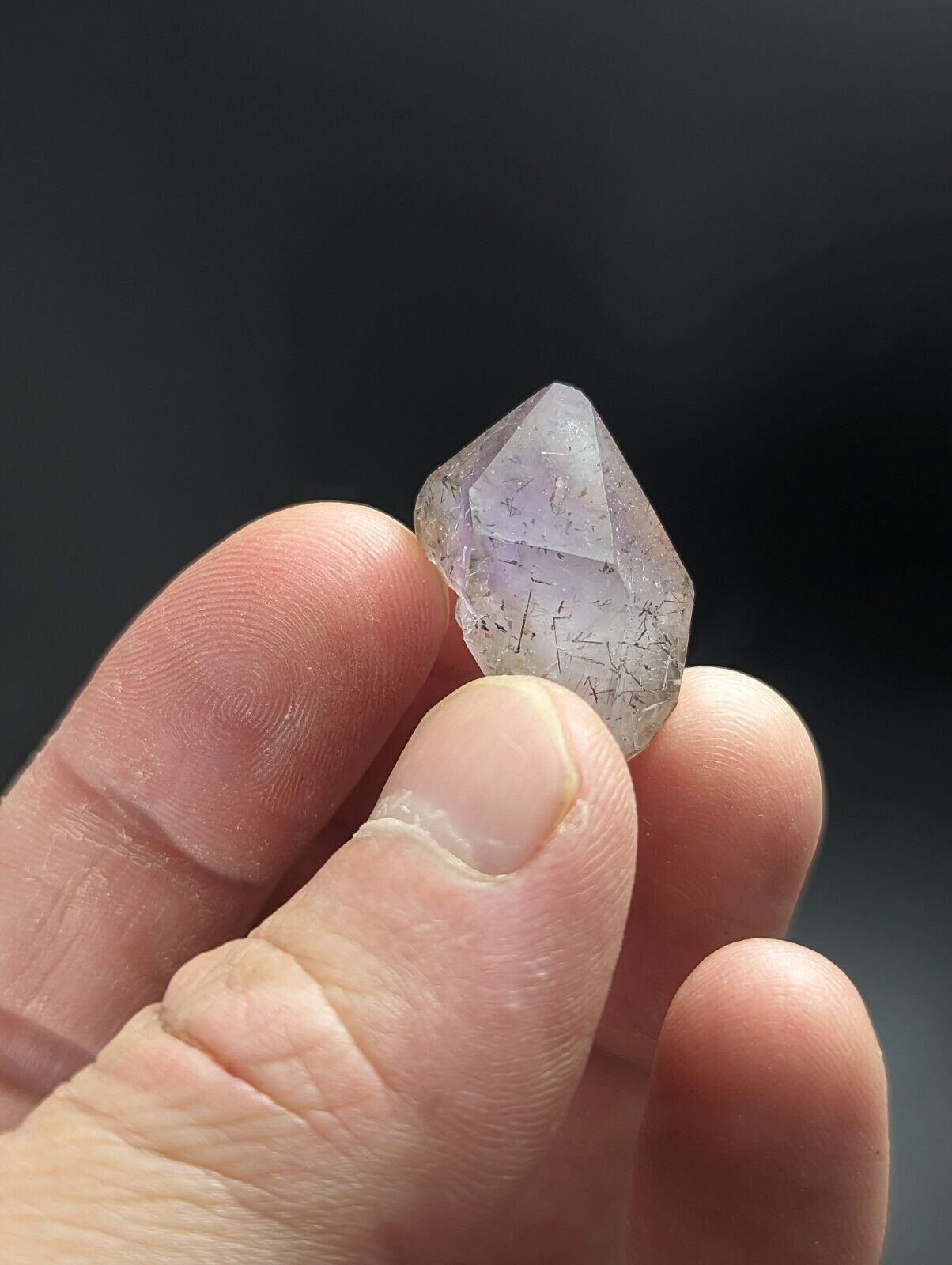 Amethyst w/ inclusions - Cabarrus County North Carolina USA Rare find - Collectibles:Rocks Fossils & Minerals:Crystals