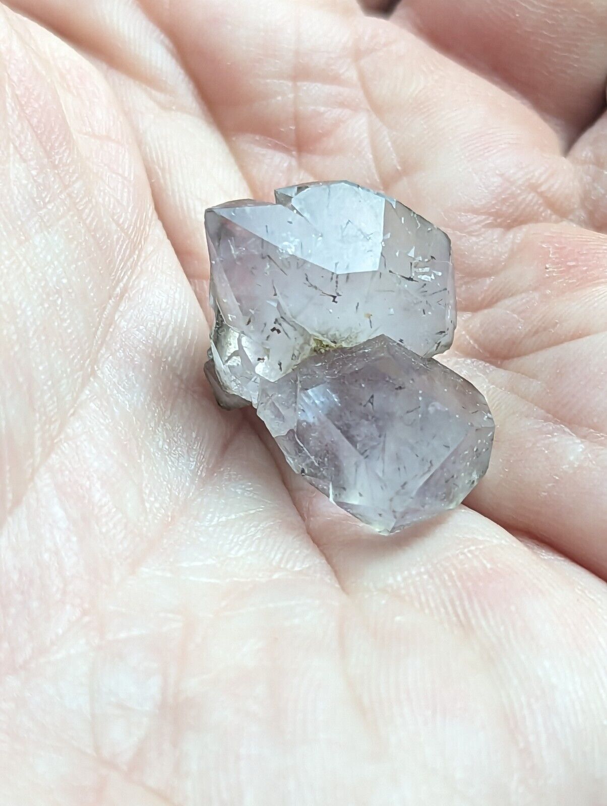 Amethyst w/ inclusions - Cabarrus County North Carolina USA Rare find - Collectibles:Rocks Fossils & Minerals:Crystals