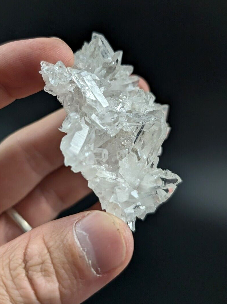 Arkansas Quartz Crystal Cluster - OOAK natural mineral specimen AR USA - Collectibles:Rocks Fossils & Minerals:Crystals