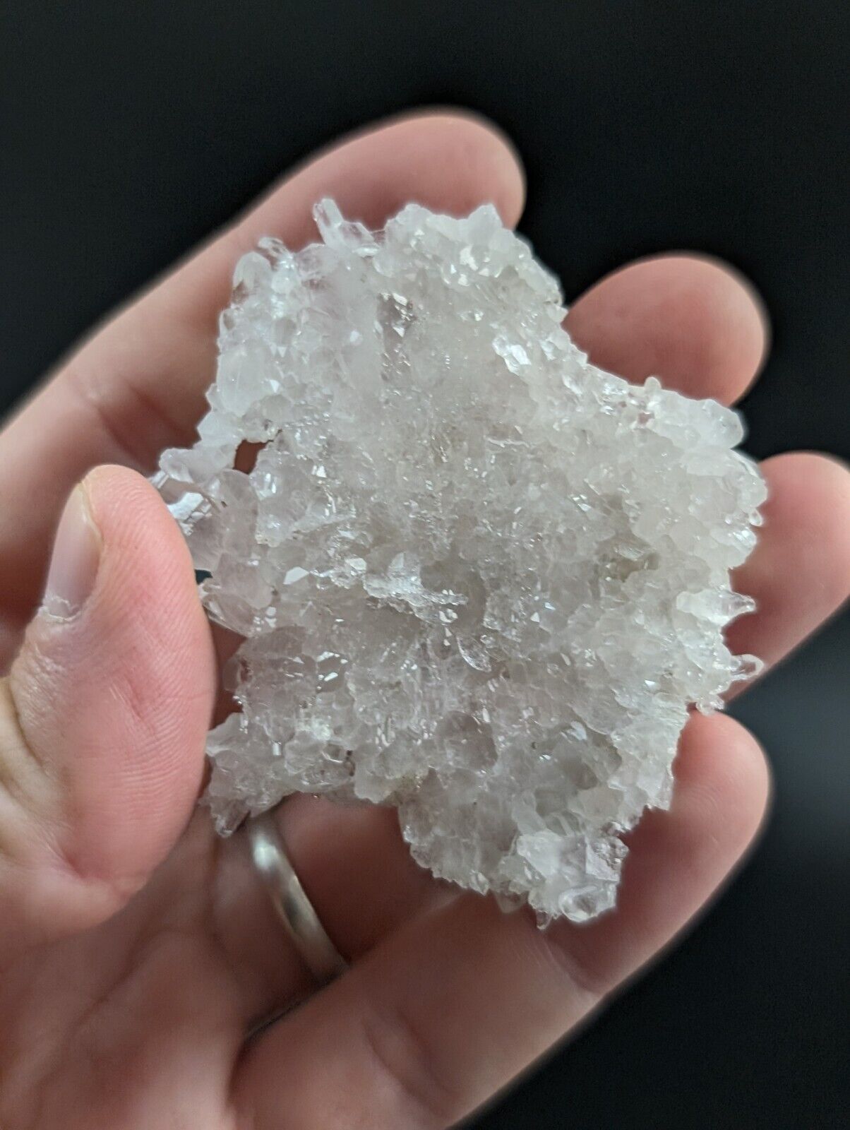 Arkansas Quartz Crystal Cluster - OOAK natural mineral specimen AR USA - Collectibles:Rocks Fossils & Minerals:Crystals
