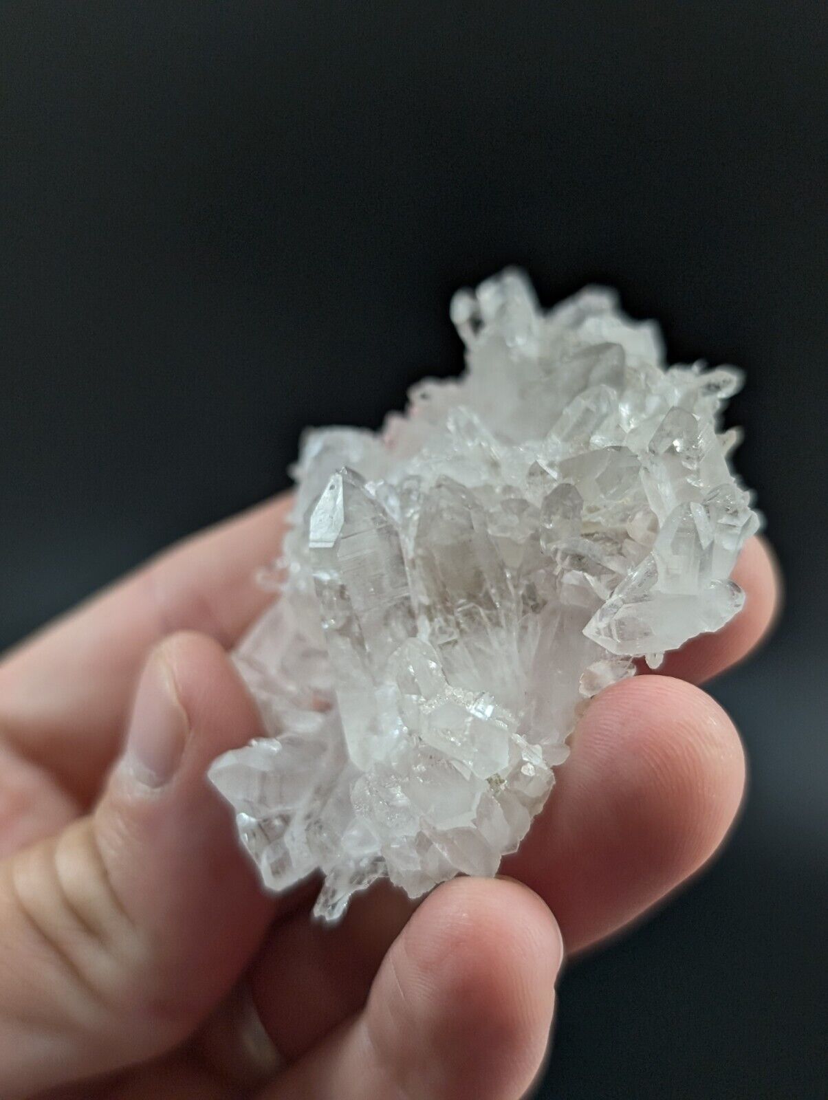 Arkansas Quartz Crystal Cluster - OOAK natural mineral specimen AR USA - Collectibles:Rocks Fossils & Minerals:Crystals
