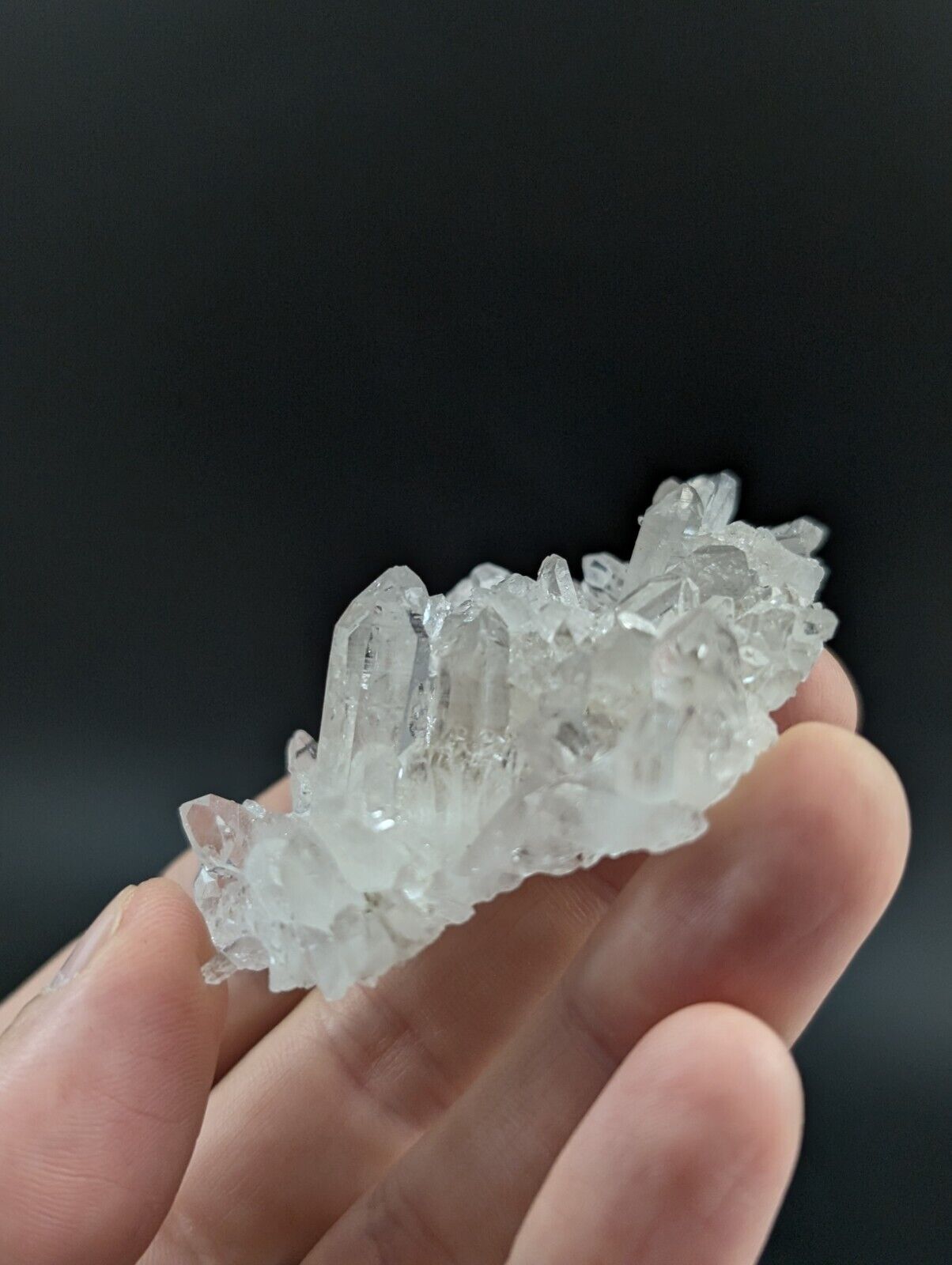 Arkansas Quartz Crystal Cluster - OOAK natural mineral specimen AR USA - Collectibles:Rocks Fossils & Minerals:Crystals