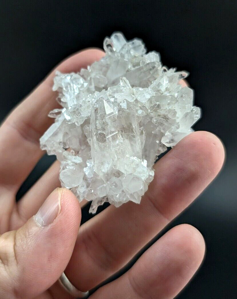 Arkansas Quartz Crystal Cluster - OOAK natural mineral specimen AR USA - Collectibles:Rocks Fossils & Minerals:Crystals