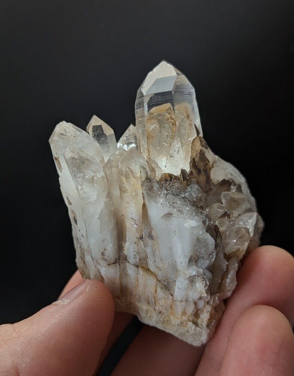 Arkansas Quartz Crystal Cluster Saline County Old Stock - Collectibles:Rocks Fossils & Minerals:Crystals Mineral