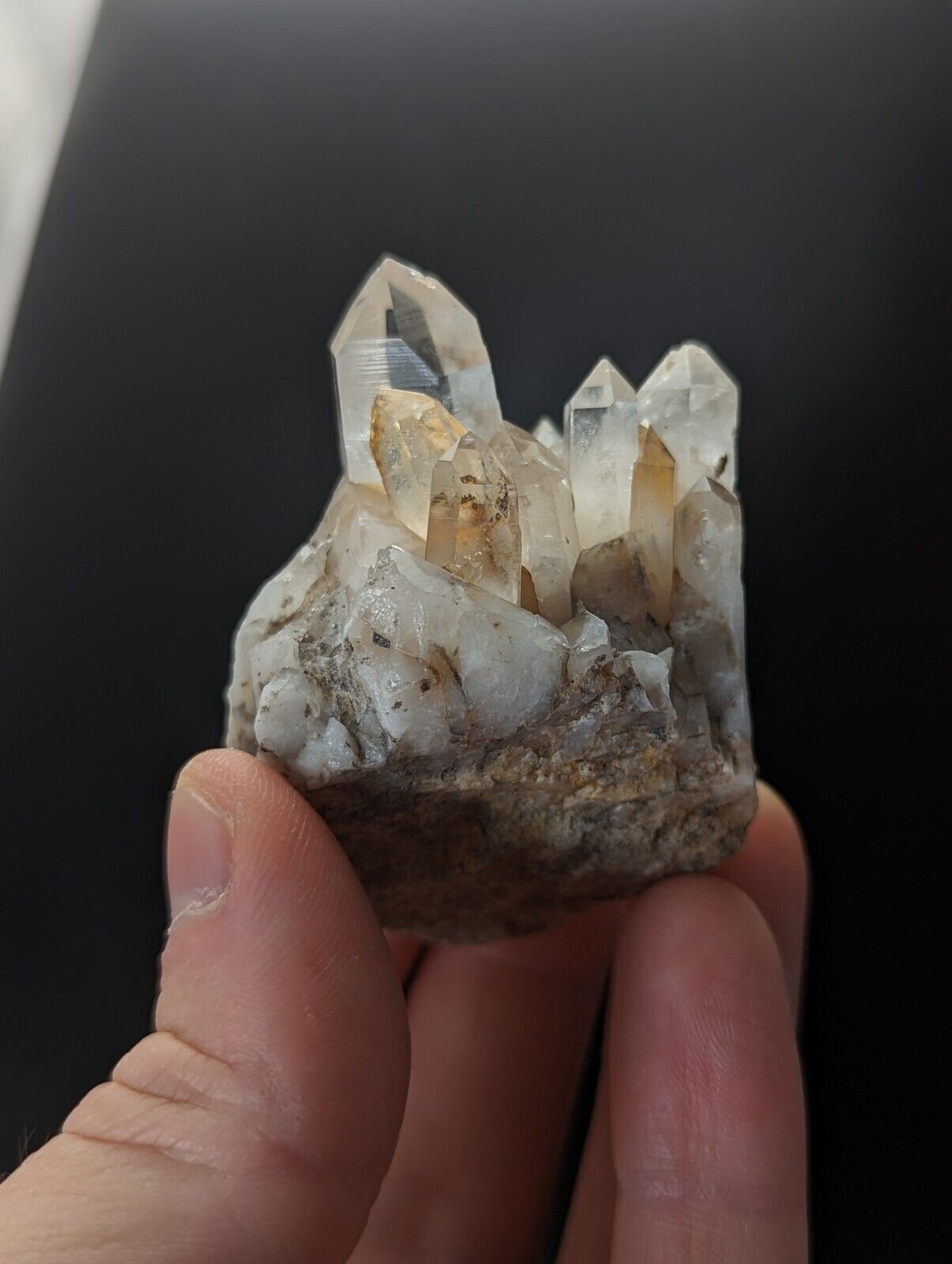 Arkansas Quartz Crystal Cluster Saline County Old Stock - Collectibles:Rocks Fossils & Minerals:Crystals Mineral