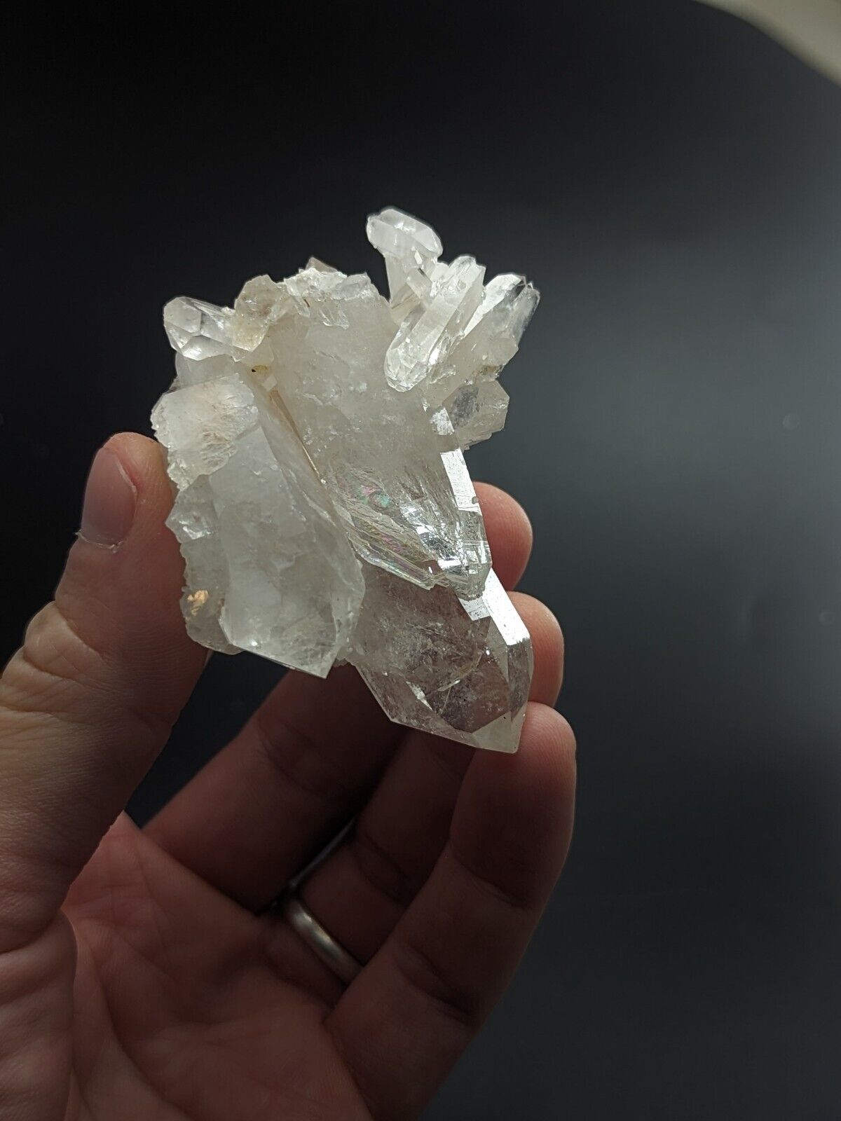 Beautiful Quartz Crystal Cluster Old Stock Garland County Arkansas ooak - Collectibles:Rocks Fossils &