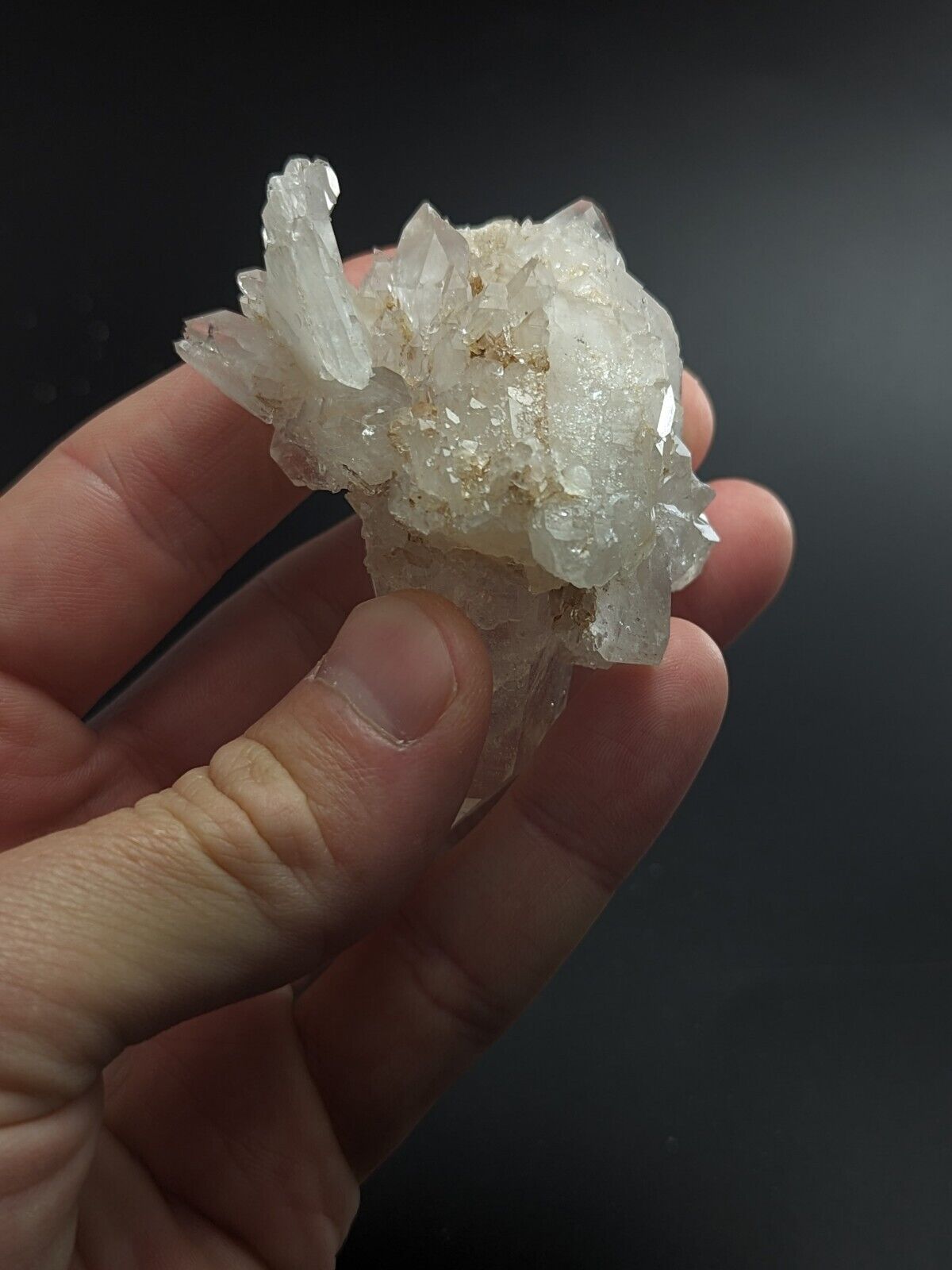 Beautiful Quartz Crystal Cluster Old Stock Garland County Arkansas ooak - Collectibles:Rocks Fossils &