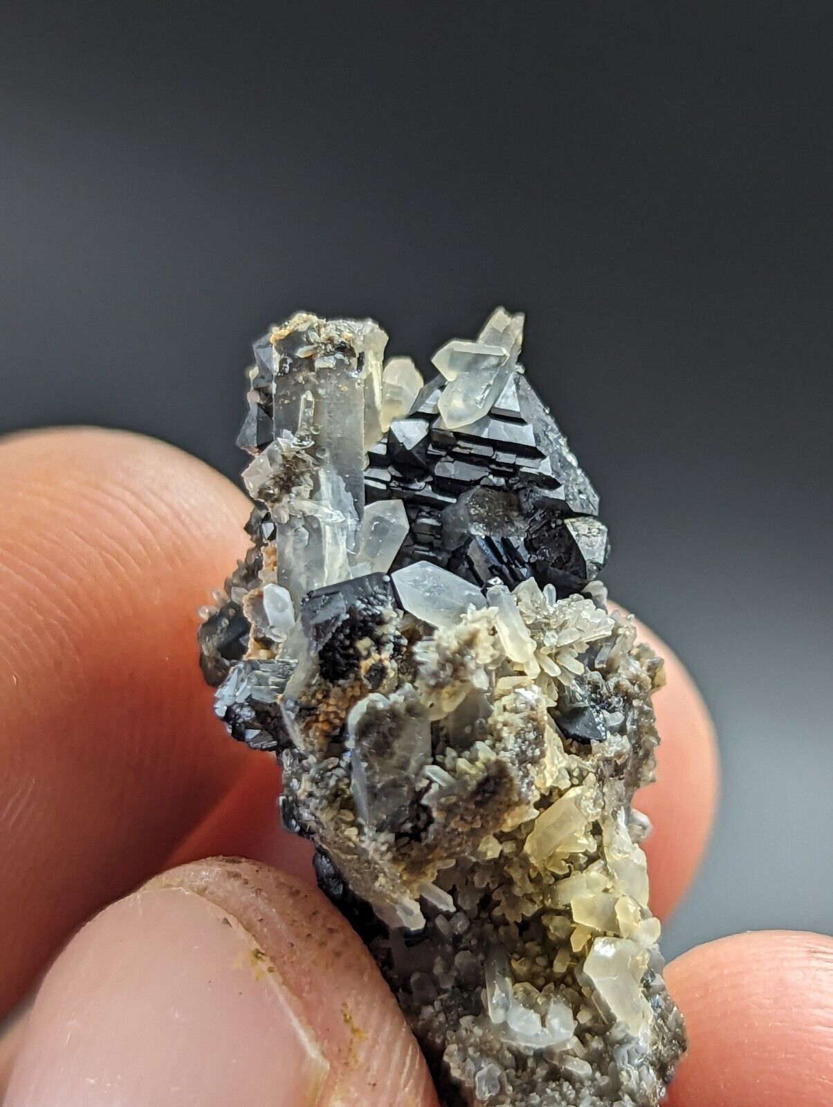 Brookite and Quartz Magnet Cove Hot Spring Co Arkansas Super Rare Old Stock - Collectibles:Rocks Fossils &