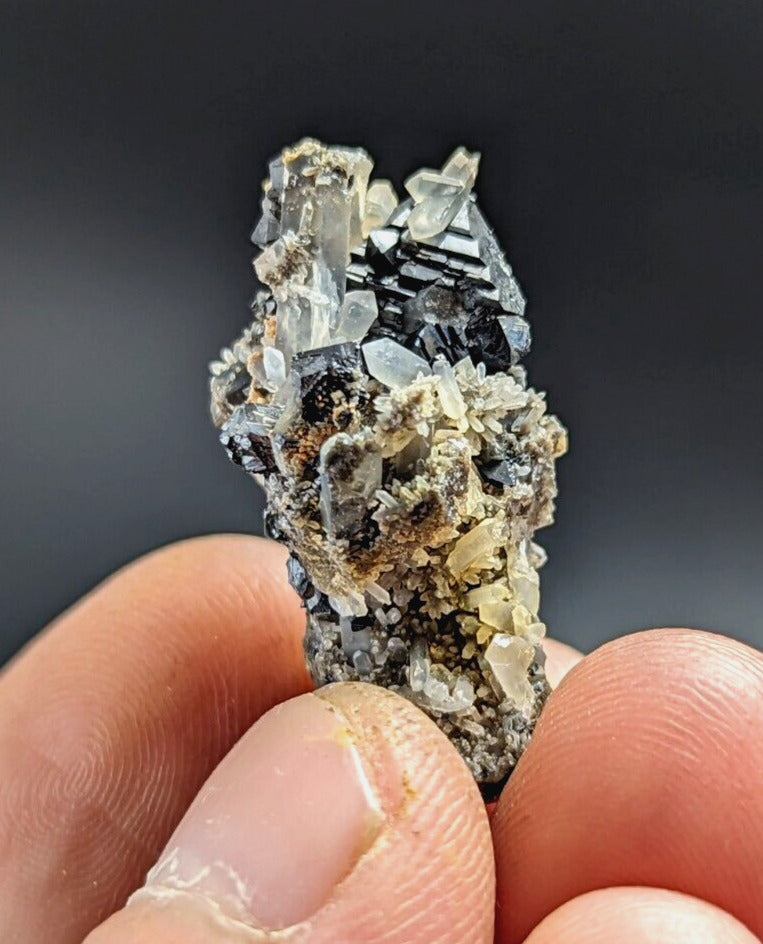 Brookite and Quartz Magnet Cove Hot Spring Co Arkansas Super Rare Old Stock - Collectibles:Rocks Fossils &