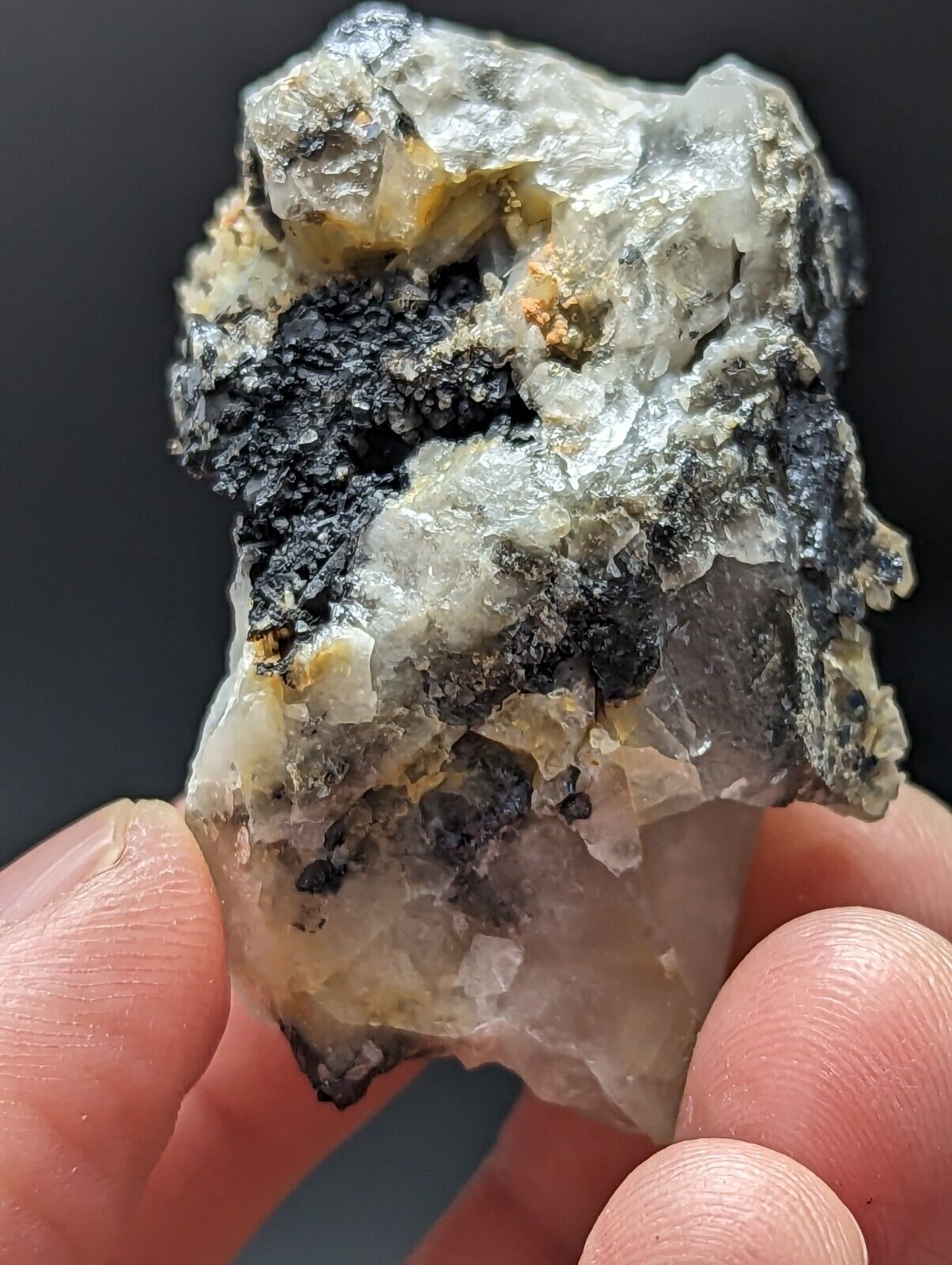 Brookite on Quartz Magnet Cove Hot Spring Co Arkansas Super Rare Old Stock - Collectibles:Rocks Fossils &
