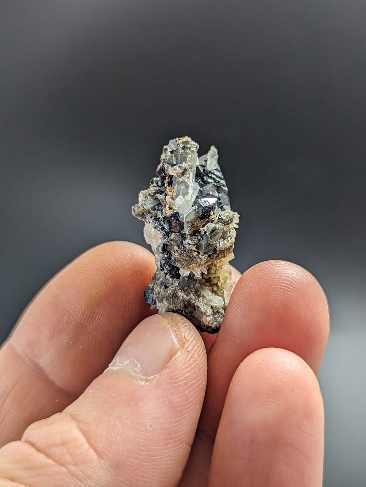 Brookite and Quartz Magnet Cove Hot Spring Co Arkansas Super Rare Old Stock - Collectibles:Rocks Fossils &