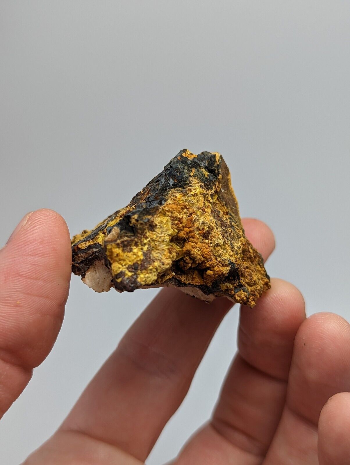 Cacoxenite on Novaculite Matrix Rare old stock 1970s Polk County Arkansas - Collectibles:Rocks Fossils &