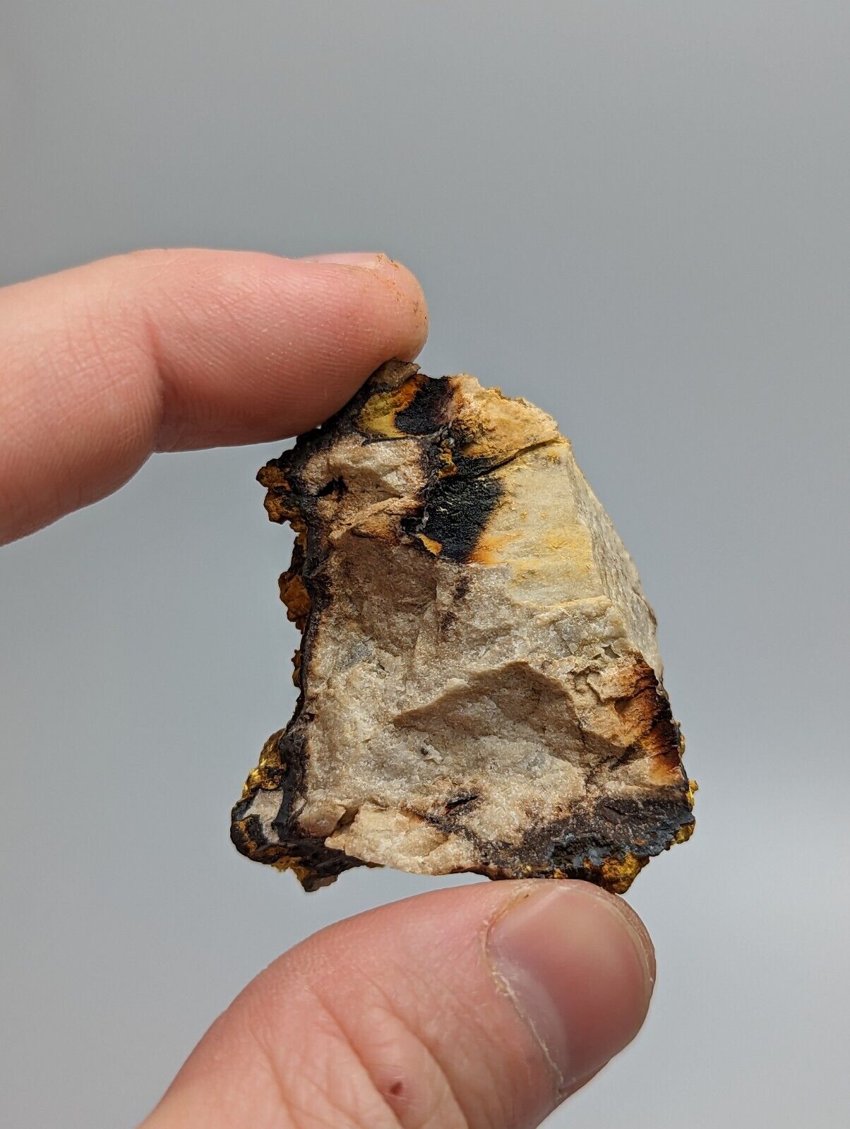 Cacoxenite on Novaculite Matrix Rare old stock 1970s Polk County Arkansas - Collectibles:Rocks Fossils &