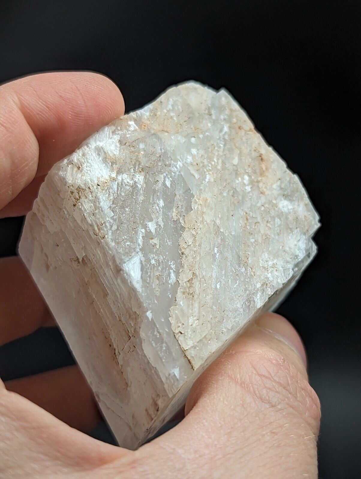 Calcite with Rainbow Inclusions New Mexico USA (Old Stock 1970s) - Collectibles:Rocks Fossils & Minerals:Crystals