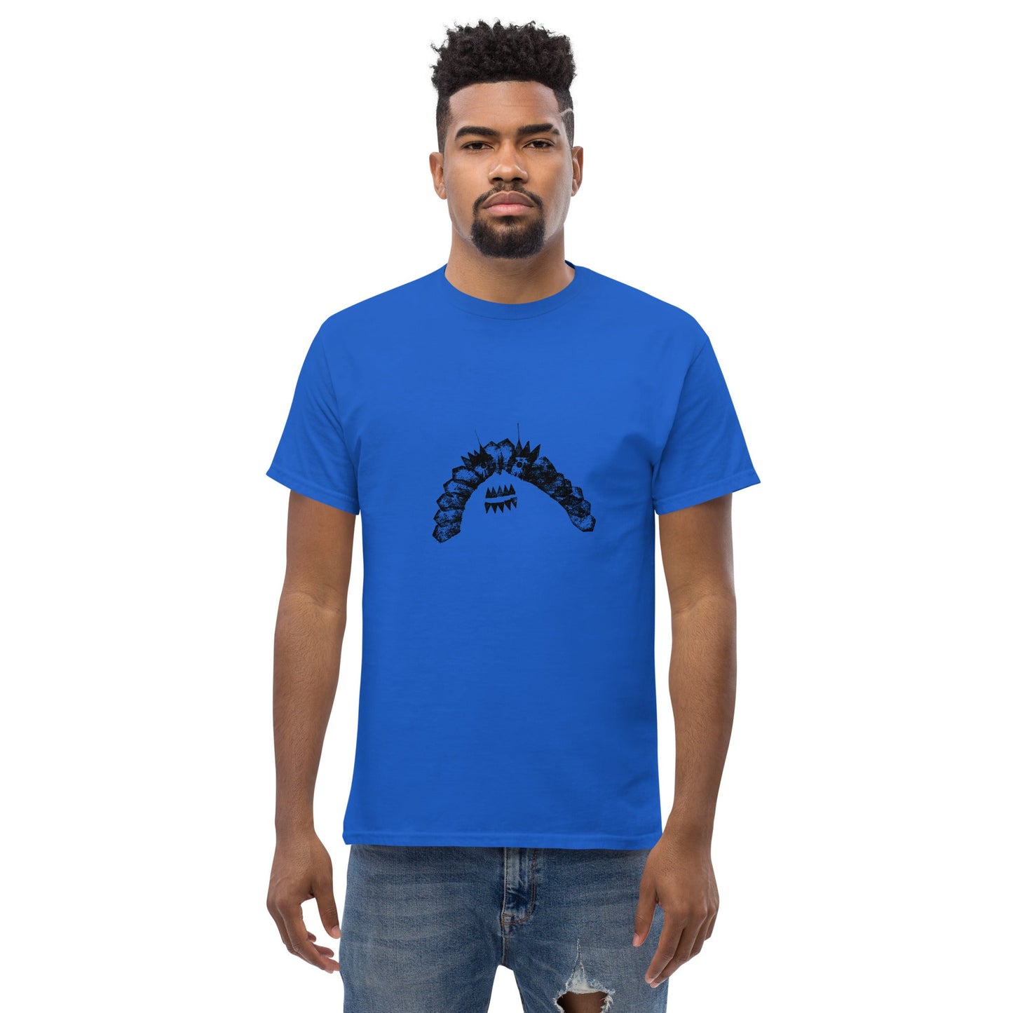Crystal Creature #9 Tee (Black Ink) unisex/mens/womens - Arkansas Minerals - Royal / S