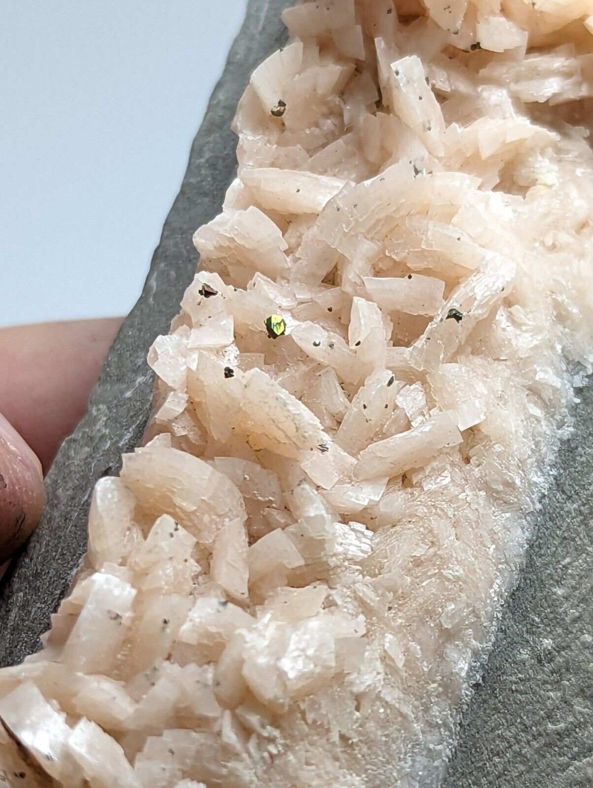 Dolomite with Chalcopyrite Rare Old Stock Black Rock Lawrence Co. Arkansas - Collectibles:Rocks Fossils &