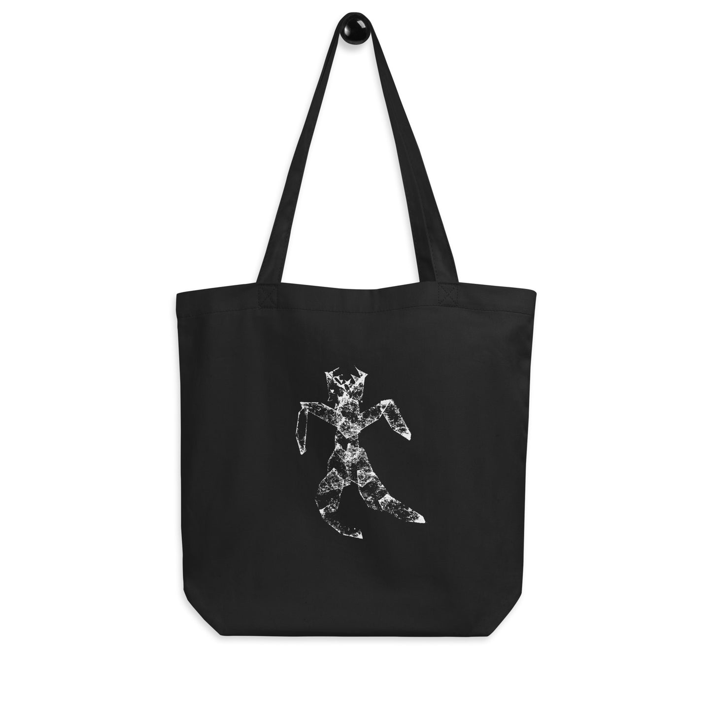 Crystal Creature #3 - Eco Tote Bag (White Ink) - Arkansas Minerals