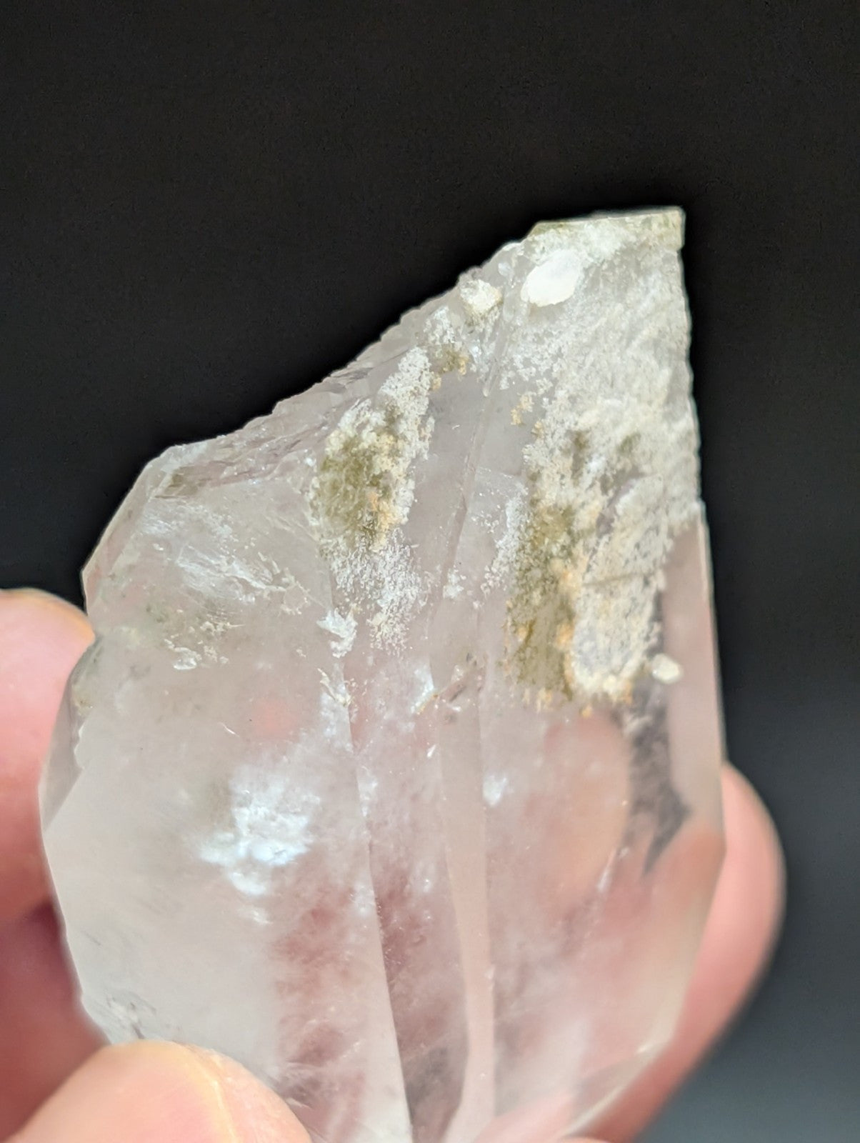 Fantastic Green Chlorite Quartz Crystal North of Willis Mine Paron Arkansas - Collectibles:Rocks Fossils &