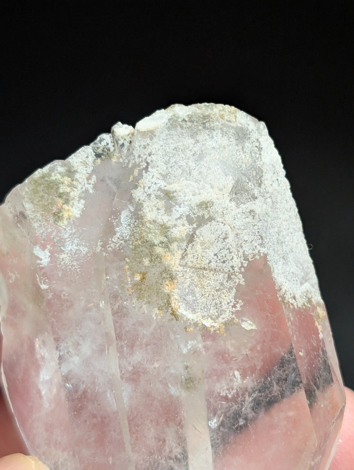 Fantastic Green Chlorite Quartz Crystal North of Willis Mine Paron Arkansas - Collectibles:Rocks Fossils &