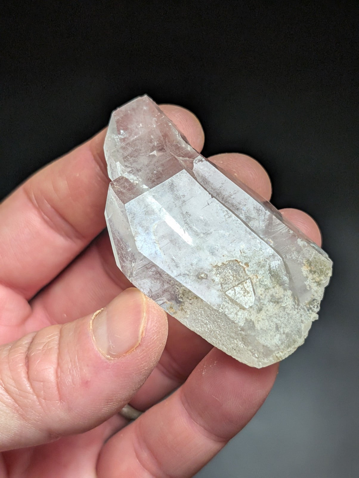 Fantastic Green Chlorite Quartz Crystal North of Willis Mine Paron Arkansas - Collectibles:Rocks Fossils &