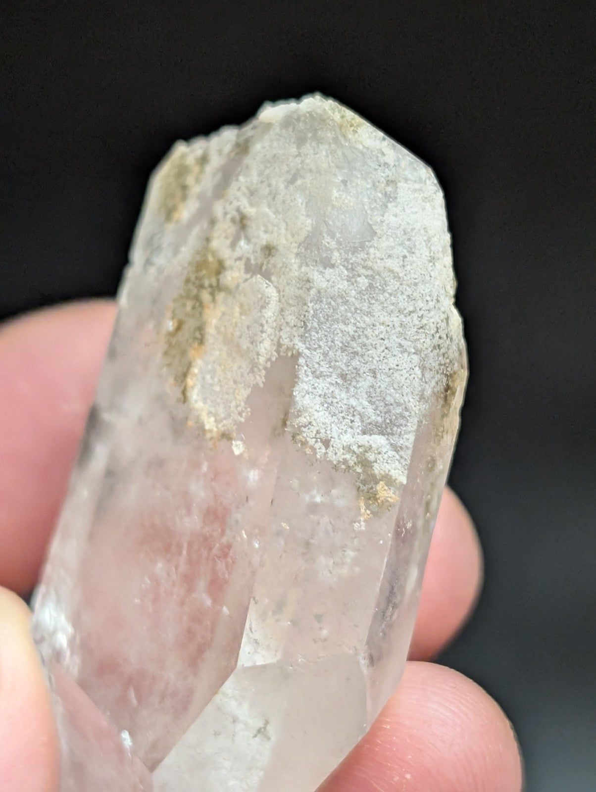 Fantastic Green Chlorite Quartz Crystal North of Willis Mine Paron Arkansas - Collectibles:Rocks Fossils &
