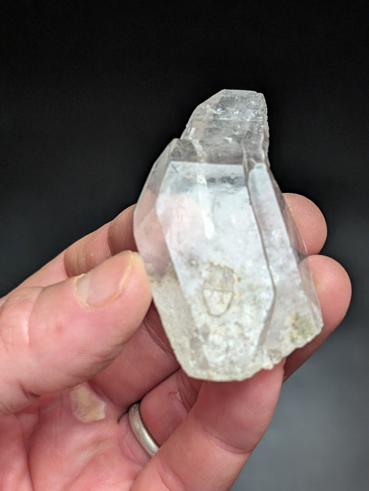 Fantastic Green Chlorite Quartz Crystal North of Willis Mine Paron Arkansas - Collectibles:Rocks Fossils &