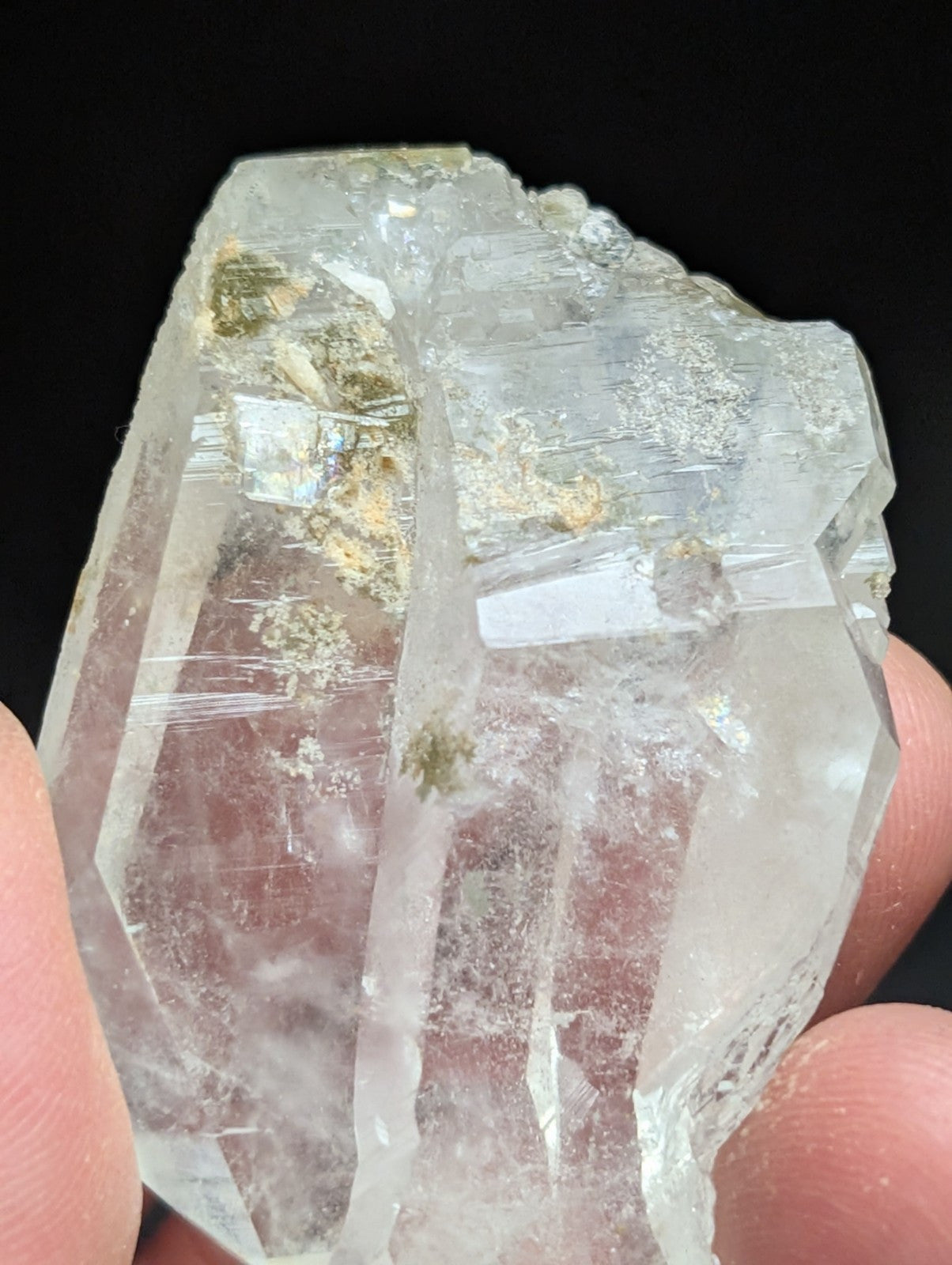 Fantastic Green Chlorite Quartz Crystal North of Willis Mine Paron Arkansas - Collectibles:Rocks Fossils &