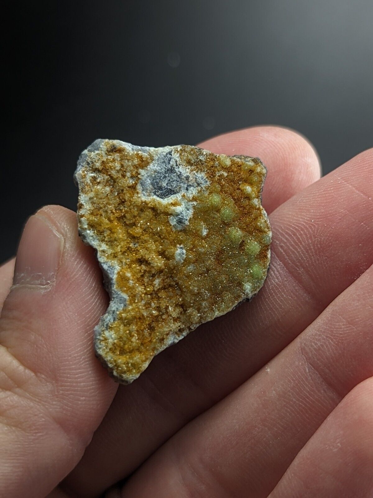 FluorWavellite on Grey Quartz -Intermixed With SiO2- Mauldin Mountain Arkansas - Collectibles:Rocks Fossils &