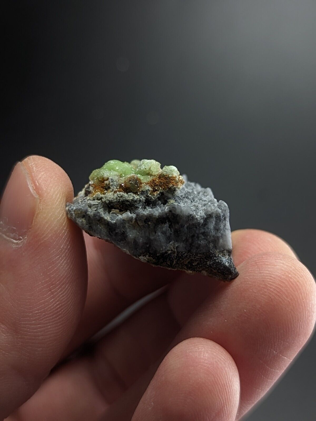 FluorWavellite on Grey Quartz -Intermixed With SiO2- Mauldin Mountain Arkansas - Collectibles:Rocks Fossils &