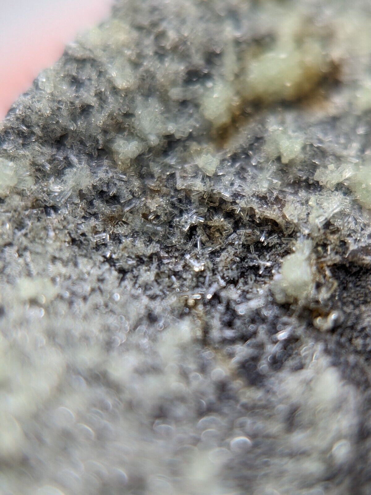 FluorWavellite - Rare! Intermixed With SiO2- Mauldin Mountain Arkansas ooak - Collectibles:Rocks Fossils &