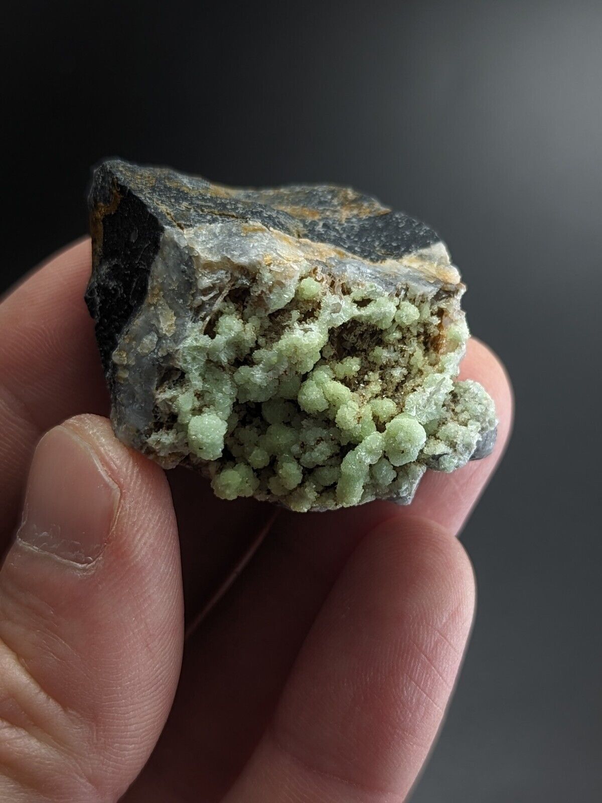 FluorWavellite - Rare! Intermixed With SiO2- Mauldin Mountain Arkansas ooak - Collectibles:Rocks Fossils &