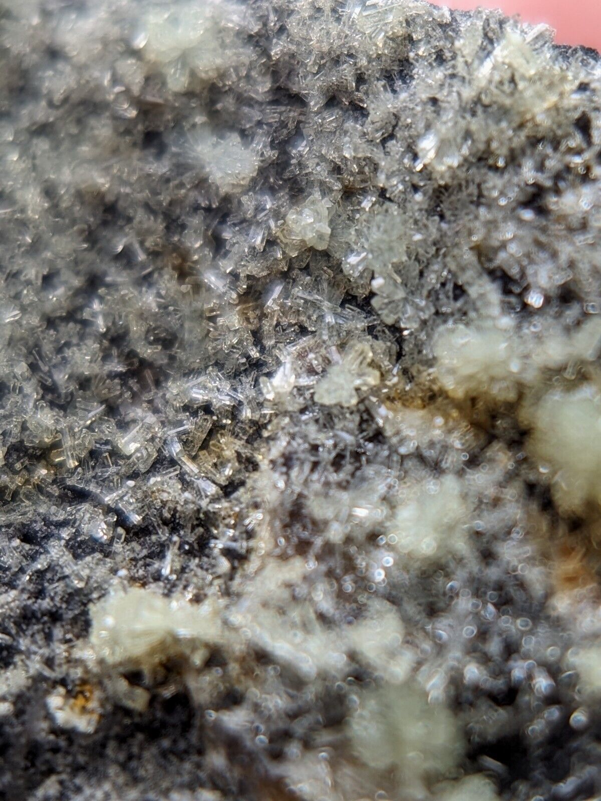 FluorWavellite - Rare! Intermixed With SiO2- Mauldin Mountain Arkansas ooak - Collectibles:Rocks Fossils &