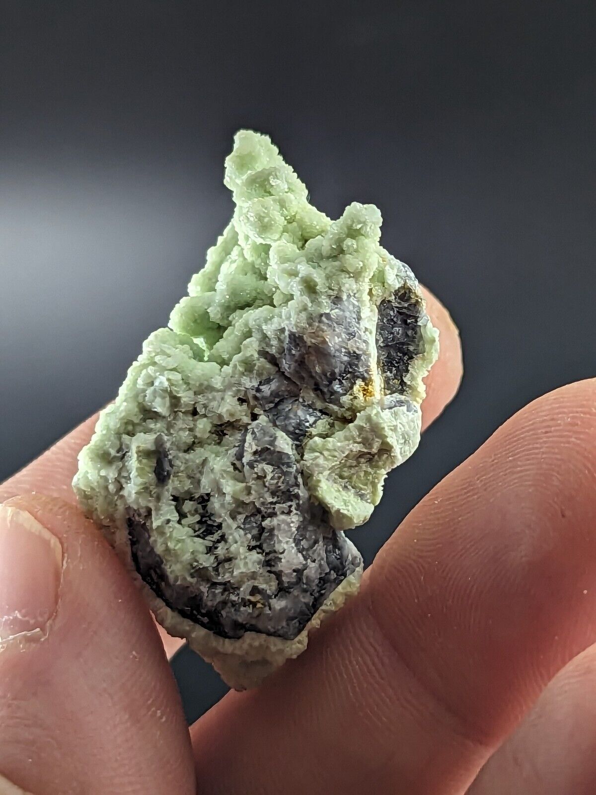 FluorWavellite - Rare! Intermixed With SiO2- Mauldin Mountain Arkansas ooak - Collectibles:Rocks Fossils &