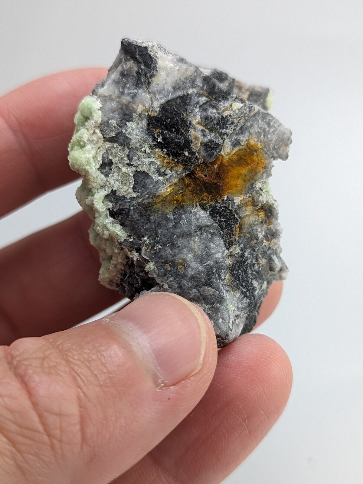 FluorWavellite - Rare! Intermixed With SiO2- Mauldin Mountain Arkansas ooak - Collectibles:Rocks Fossils &
