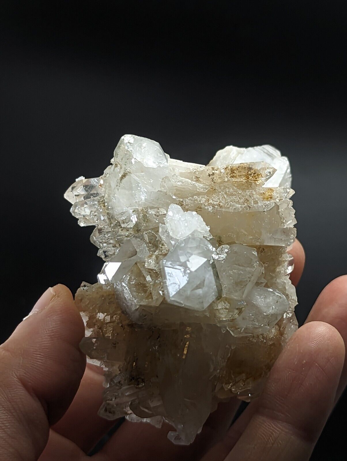 Green Chlorite Quartz Crystal Burr North of Willis Mine Paron Arkansas Rare - Collectibles:Rocks Fossils &