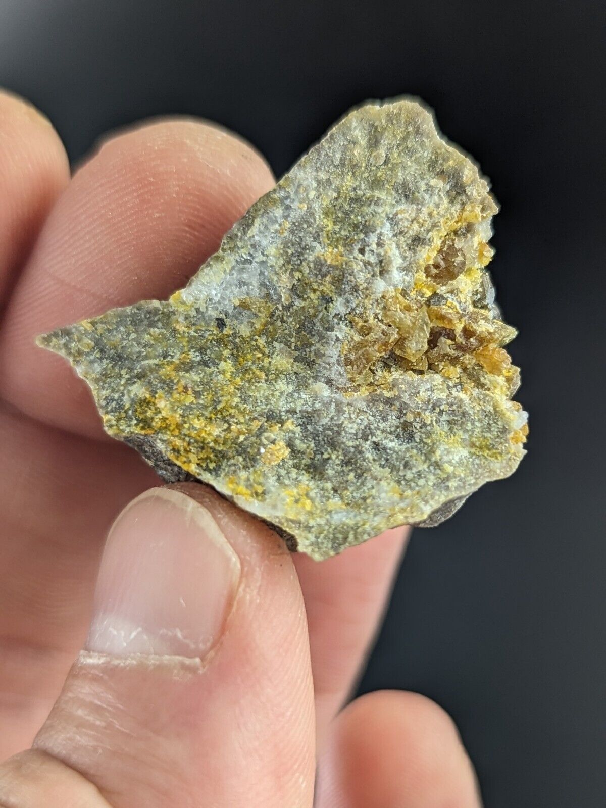 Greenockite included Smithsonite + Sphalerite Cluster marion co Rush Arkansas - Collectibles:Rocks Fossils &