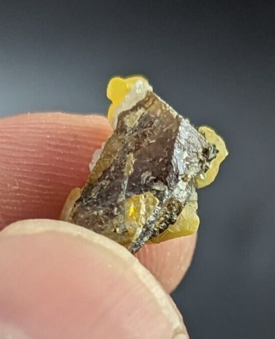 Greenockite included Smithsonite on Sphalerite + Quartz marion county arkansas - Collectibles:Rocks Fossils &