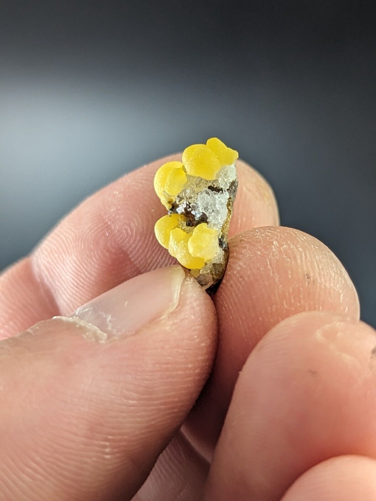 Greenockite included Smithsonite on Sphalerite + Quartz marion county arkansas - Collectibles:Rocks Fossils &