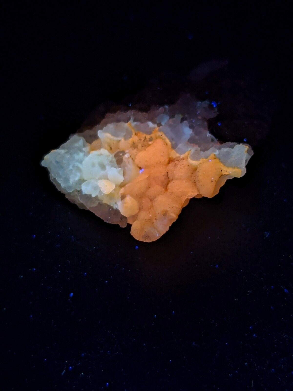 Greenockite included Smithsonite on Sphalerite Rush Marion Co Arkansas - Collectibles:Rocks Fossils & Minerals:Crystals