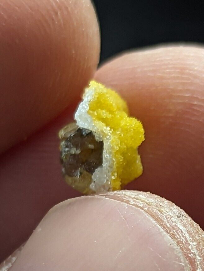 Greenockite included Smithsonite on Sphalerite Rush Marion County Arkansas - Collectibles:Rocks Fossils &