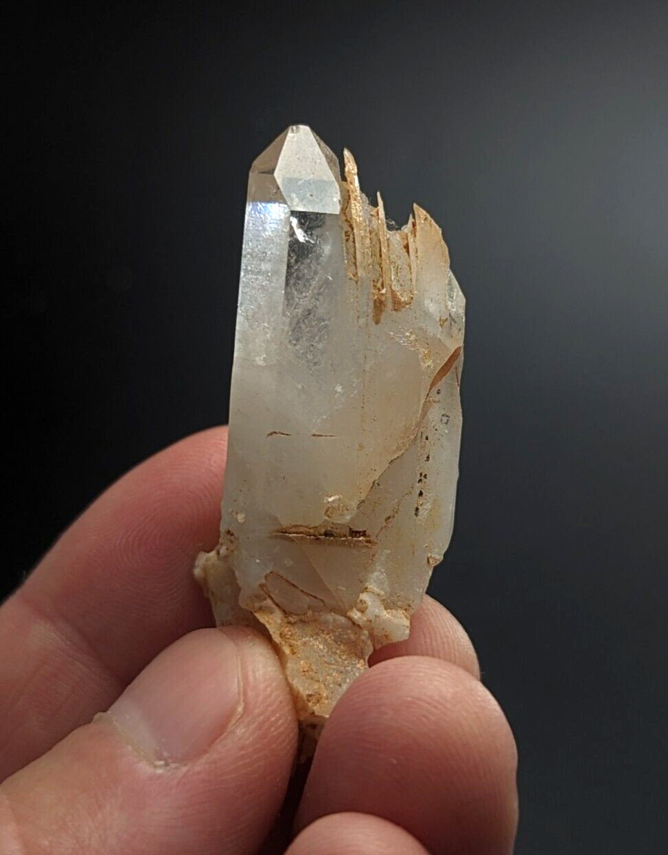 Growth Interference Quartz Crystal - Montgomery County Arkansas ooak Unique - Collectibles:Rocks Fossils &
