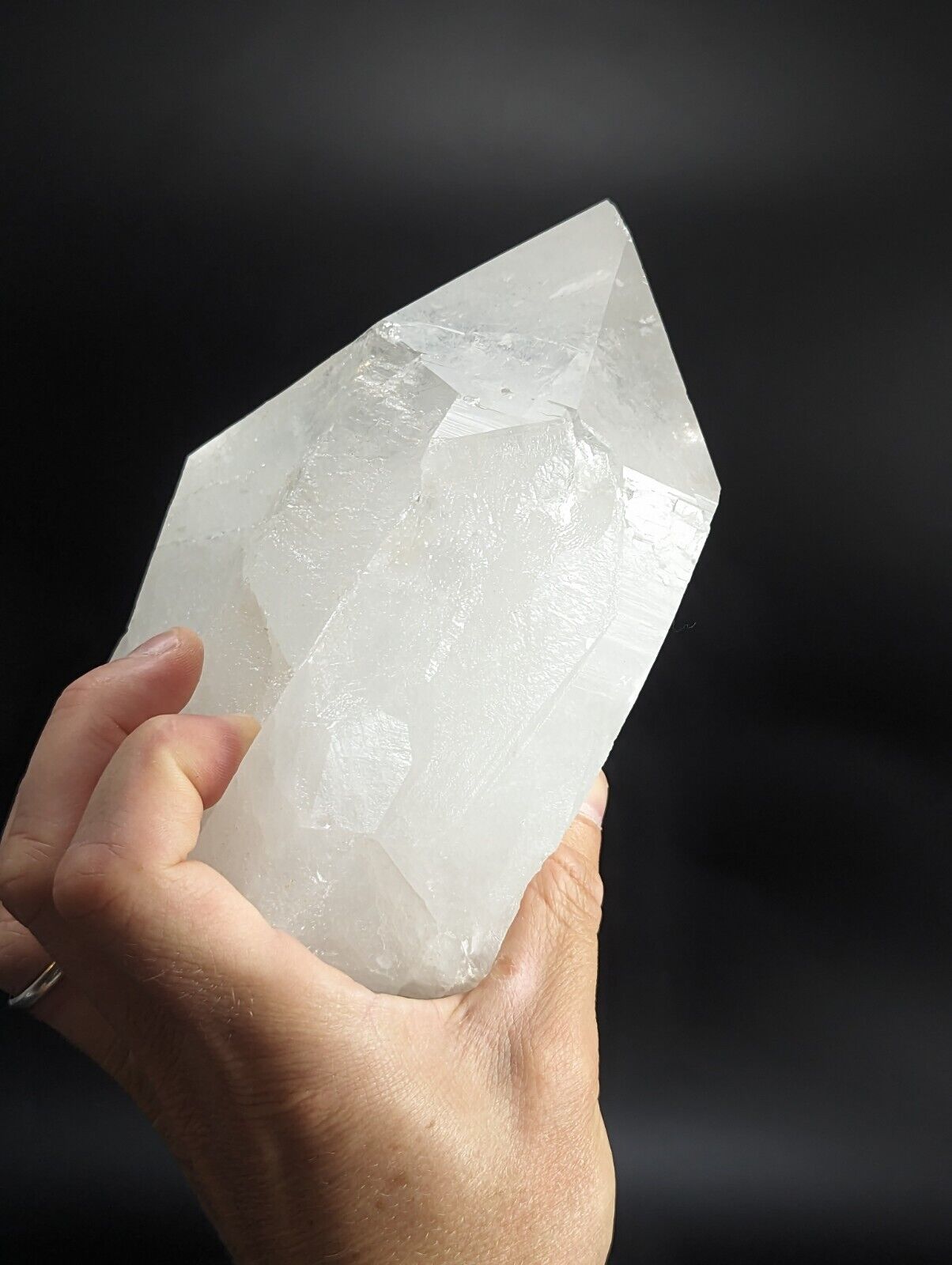 Huge Quartz Crystal Point Amazing Old Stock Garland County Arkansas 6 + lbs! - Collectibles:Rocks Fossils &