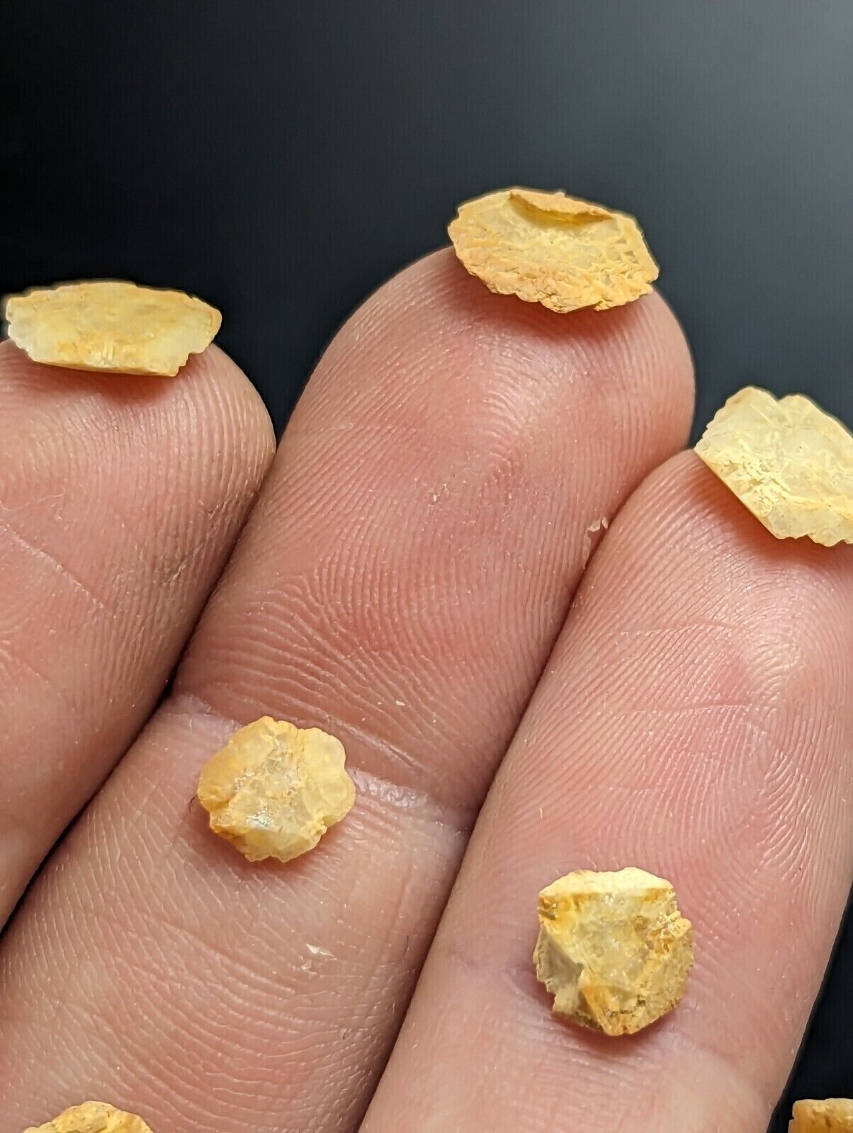 Jeffrey Quarry Ankerite Ultra Rare and Unique Arkansas Old Stock set of 10 - Collectibles:Rocks Fossils &