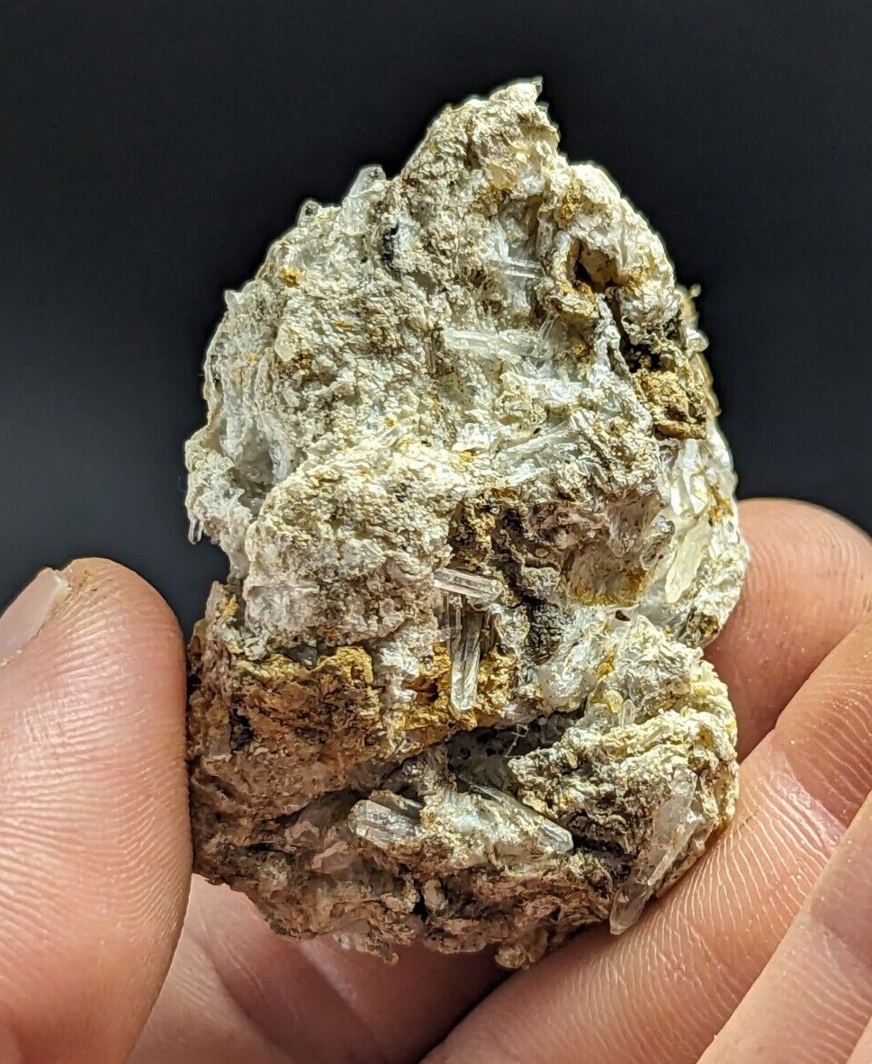 Jeffrey Quarry Quartz Crystals in Rectorite Ultra Rare Arkansas Old Stock - Collectibles:Rocks Fossils &
