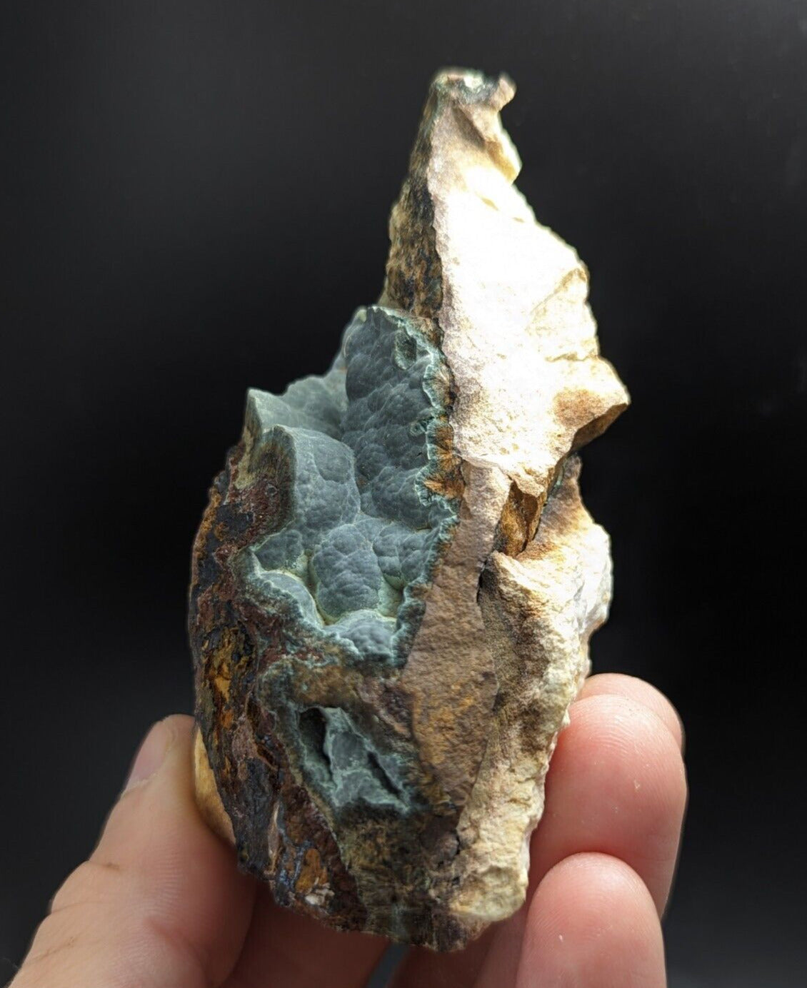 Kidwellite Dufrenite Beraunite etc (VERY RARE 3 Oaks Gap Polk Co. Arkansas) - Collectibles:Rocks Fossils &
