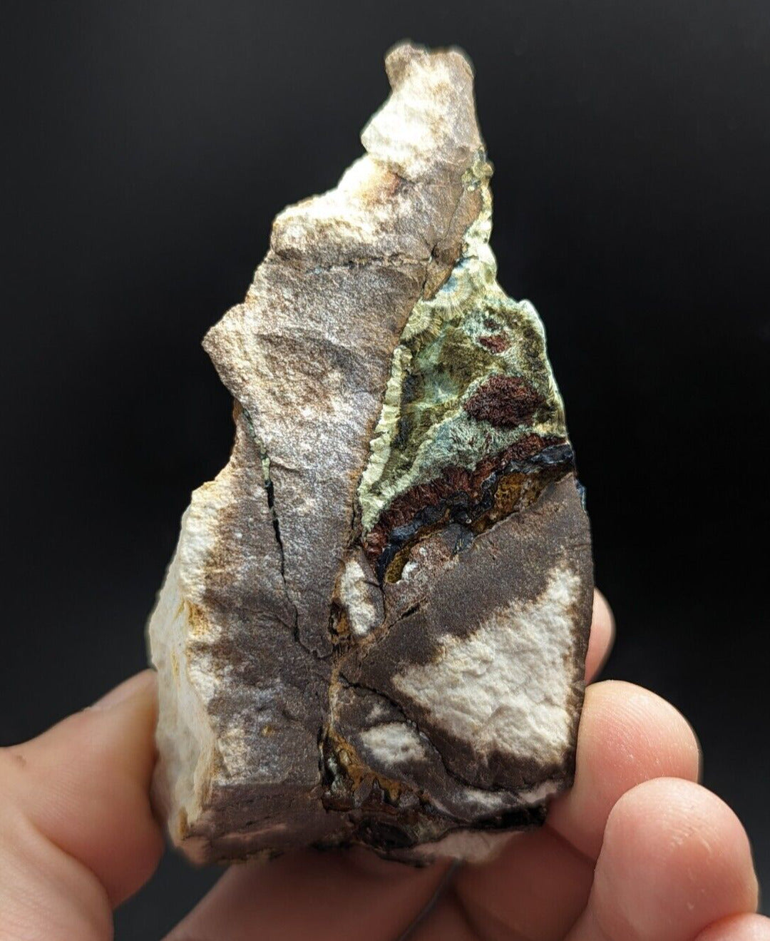 Kidwellite Dufrenite Beraunite etc (VERY RARE 3 Oaks Gap Polk Co. Arkansas) - Collectibles:Rocks Fossils &
