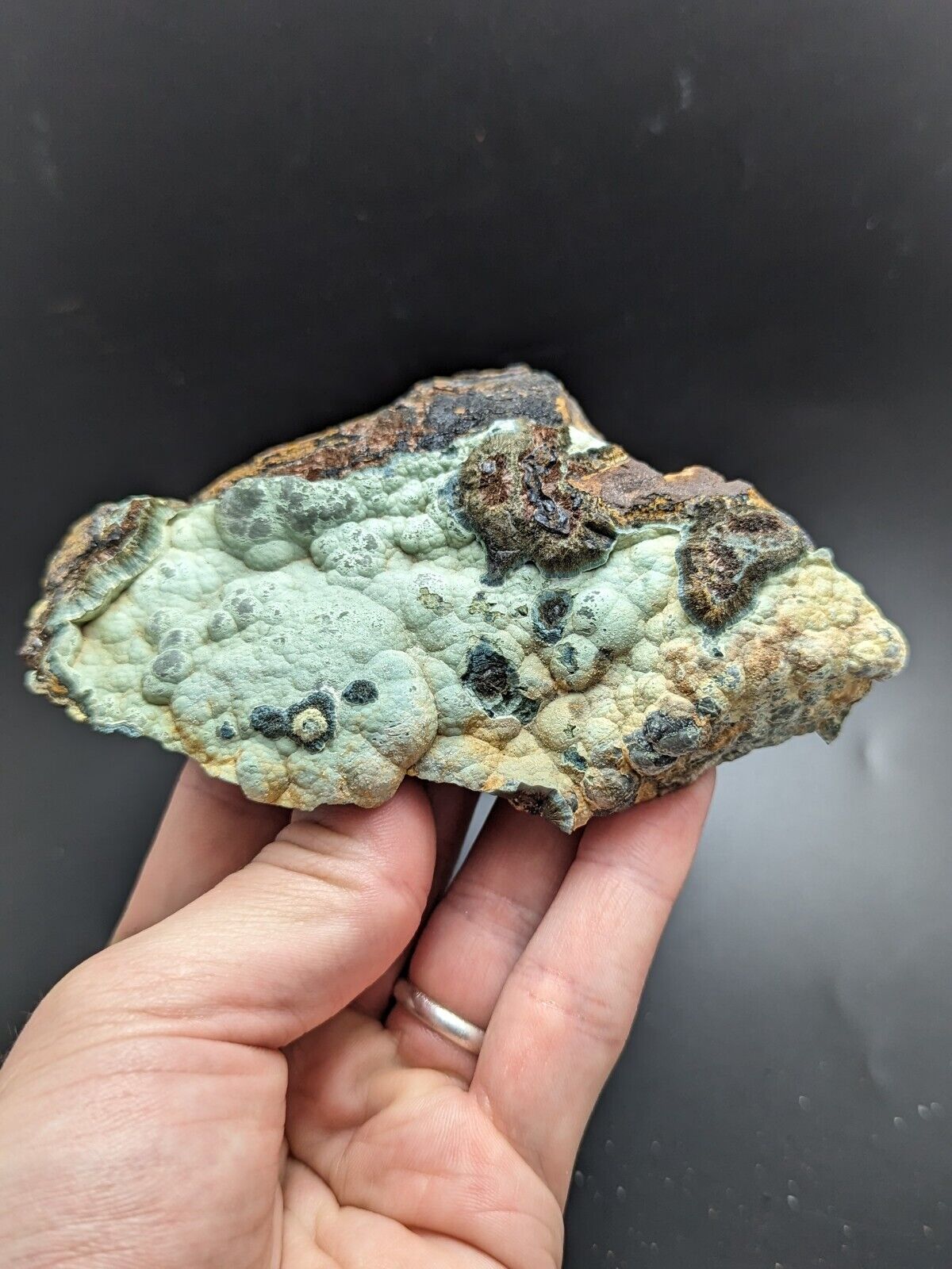 Kidwellite Dufrenite Beraunite etc (VERY RARE 3 Oaks Gap Polk Co. Arkansas) - Collectibles:Rocks Fossils &