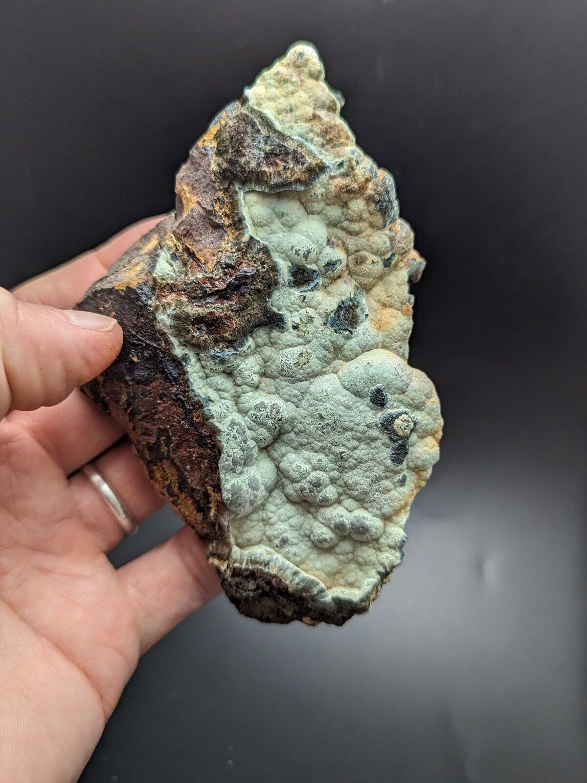 Kidwellite Dufrenite Beraunite etc (VERY RARE 3 Oaks Gap Polk Co. Arkansas) - Collectibles:Rocks Fossils &